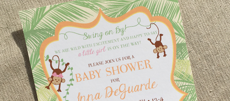 Palm Safari Baby Shower