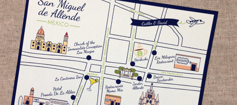 Illustrated San Miguel de Allende Map